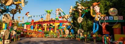 Toy Story land Toy Story land